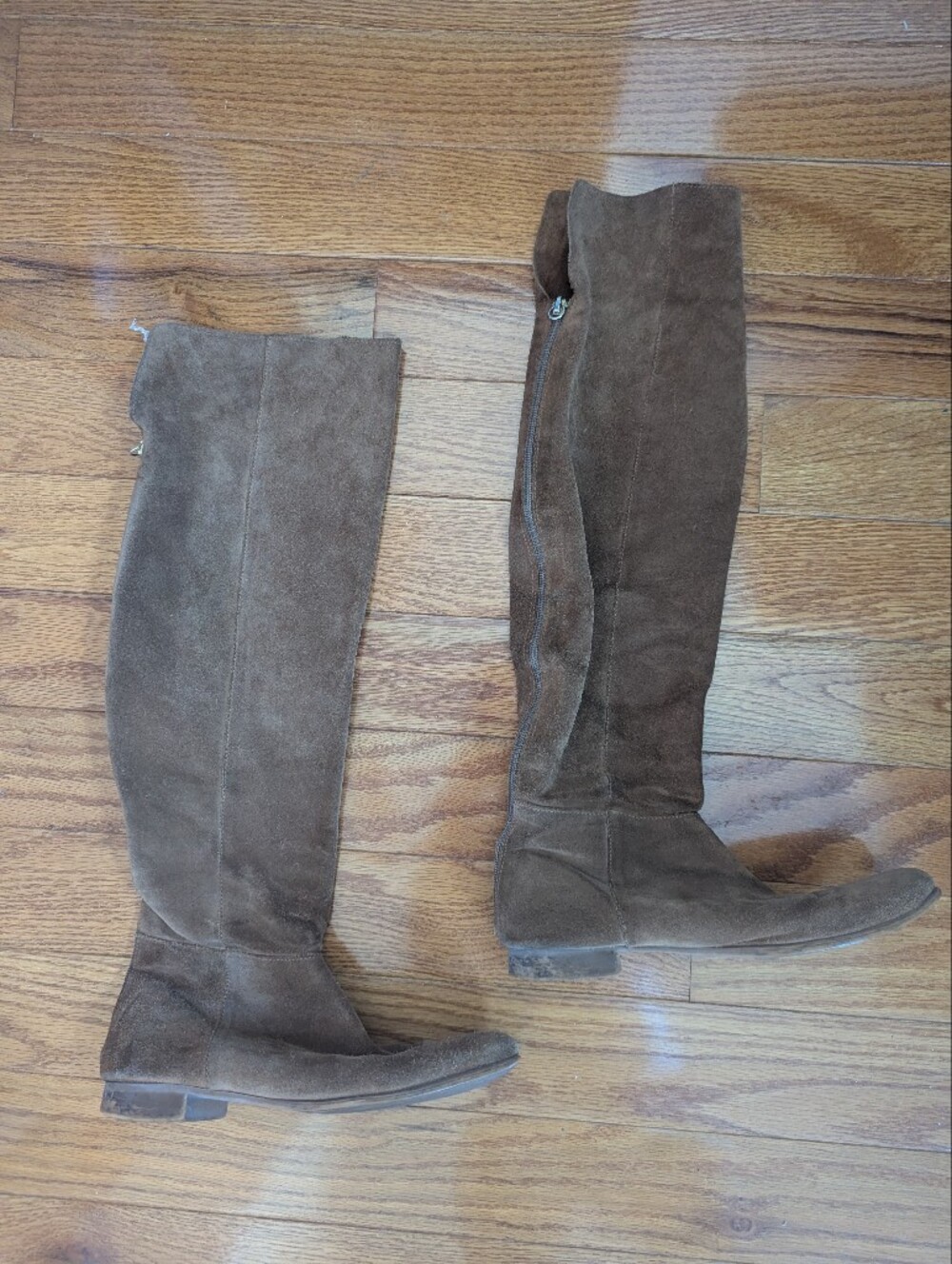Zara Over The Knee 100% Leather Boots